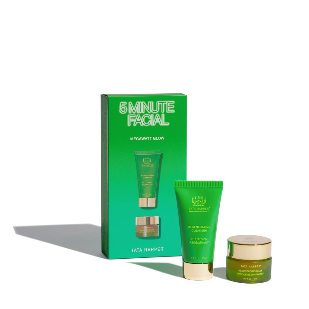 Tata Harper-5 Minute Facial For Megawatt Glow-