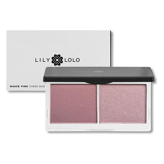 Cheek Duo - Makeup - Lily Lolo - NakedPink-CheekDuo-Packshot-WithBox - The Detox Market | Naked Pink Cheek Duo