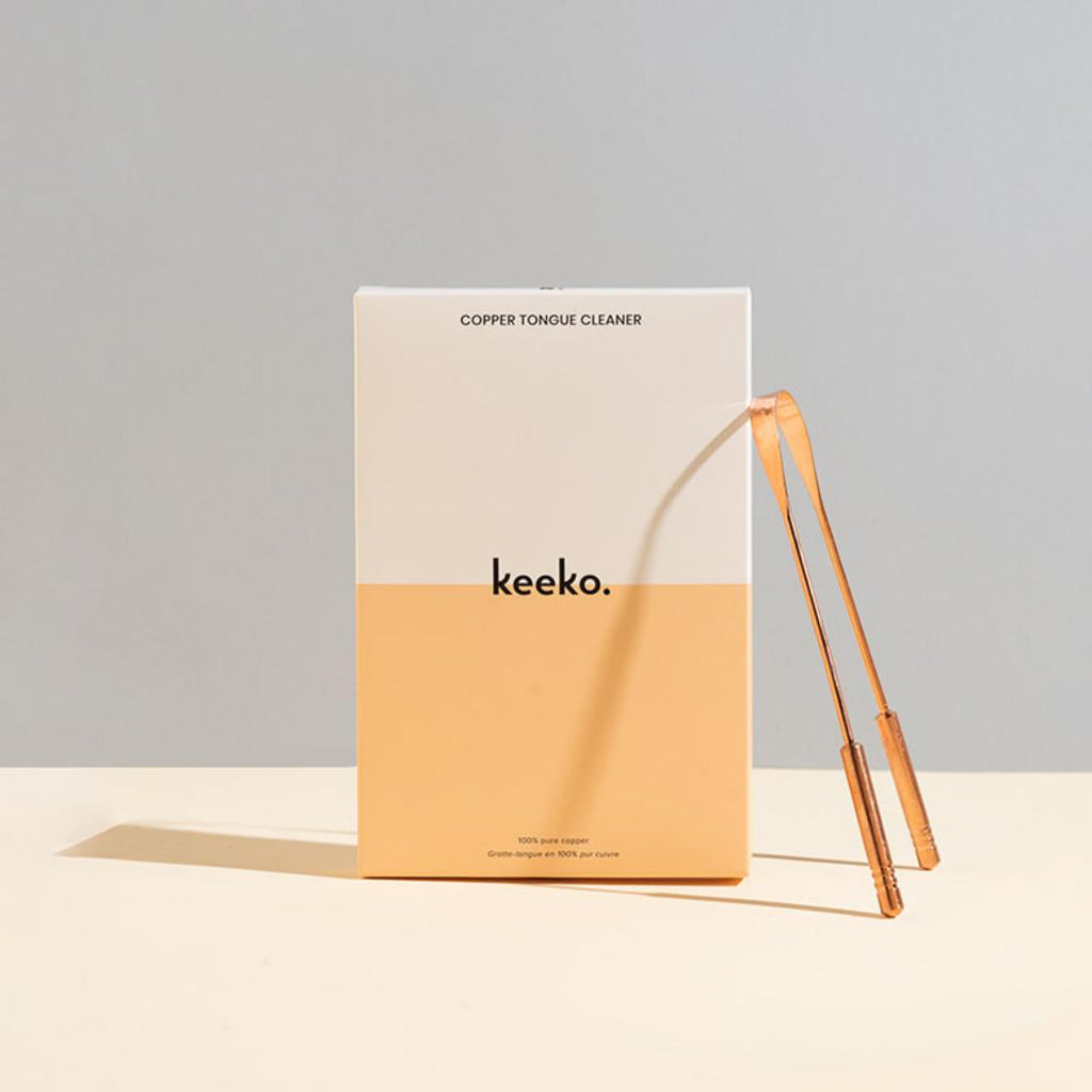 Keeko-Copper Tongue Cleaner-
